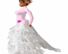 pale pink $ white gown
