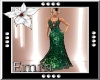 !E!  Emerald Rose Gown