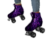 Black/Purple Rollerskate