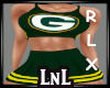Packers cheerleader RLX