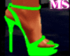 Toxic Green Heels {MS}