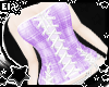 . purple plaid corset