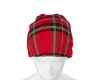 red plaid beanie