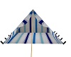 striped tent