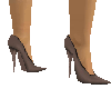 (T) Brown spiked Heels