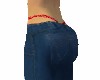 Jean Flares w/Red Thong