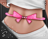 !S Bow Belt Pink