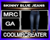 SKINNY BLUE JEANS