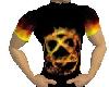 flamed design Muscle T
