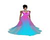 Neon Pink/Blue gown