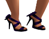 purple bow shoes