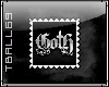 Goth word Stamp