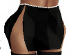 Black Camo Slit Skirt