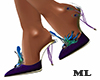 ML! Peacock Purple Heels