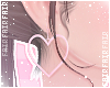 🌸 Heart Earrings Pink
