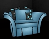 Blue LivingroomSet Chair