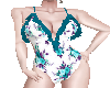 Teal Floral SwimSuit