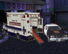 Ambulance-cop car