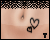 .t. Hearts belly tat~