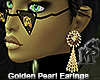 Golden Pearl Earings