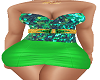 EMERALD GREEN  DRESS