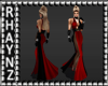Ria Red Evening Gown