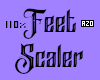 110% Feet Scaler
