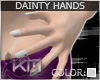 +KM+ Dainty Hands White