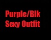 Purple/Blk Sexy Outfit