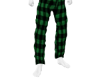 green plaid