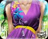 ! Flora Purple Dress