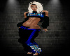Dubstep Blue Pants