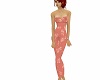!BD Peach Flower Dress