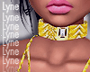 XL | Choker GliterYellow