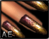 [AE] Red Gold Nails
