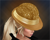 golden show hat