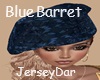 Blue Barret Hat
