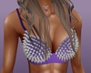purple spiked top